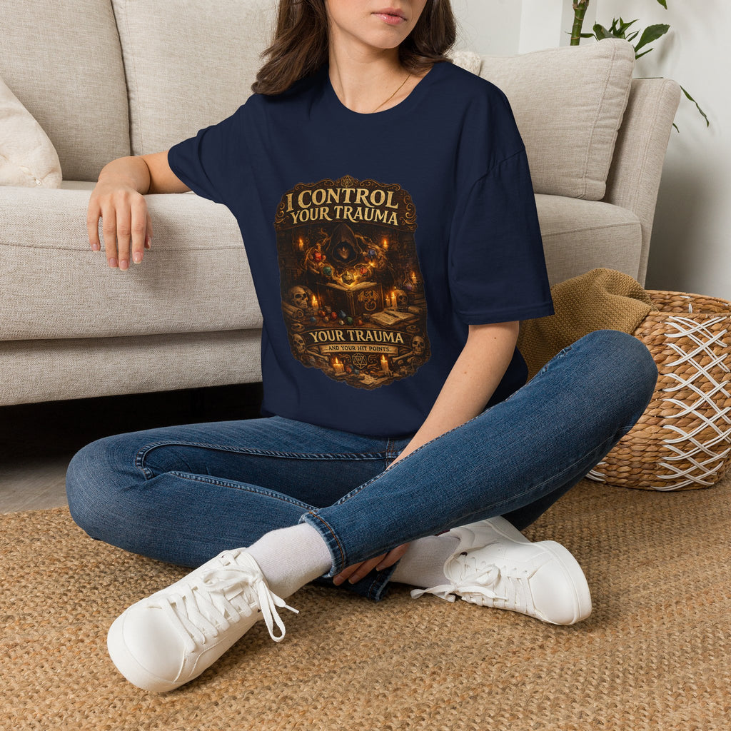 Control Your Trauma T-Shirt — Dark Fantasy Motivational Tee