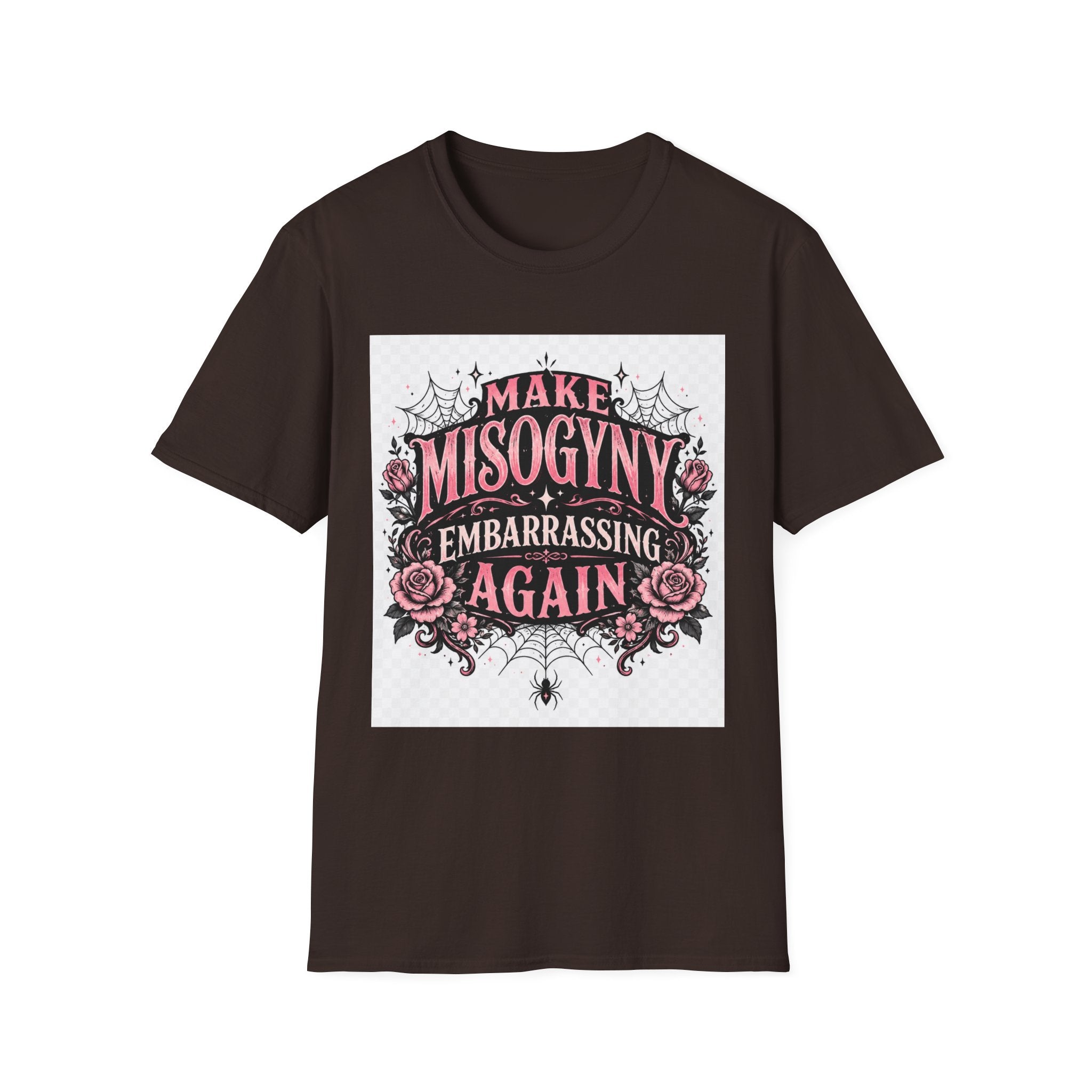 T-Shirt — "Make Misogyny Embarrassing Again" Feminist Graphic Tee