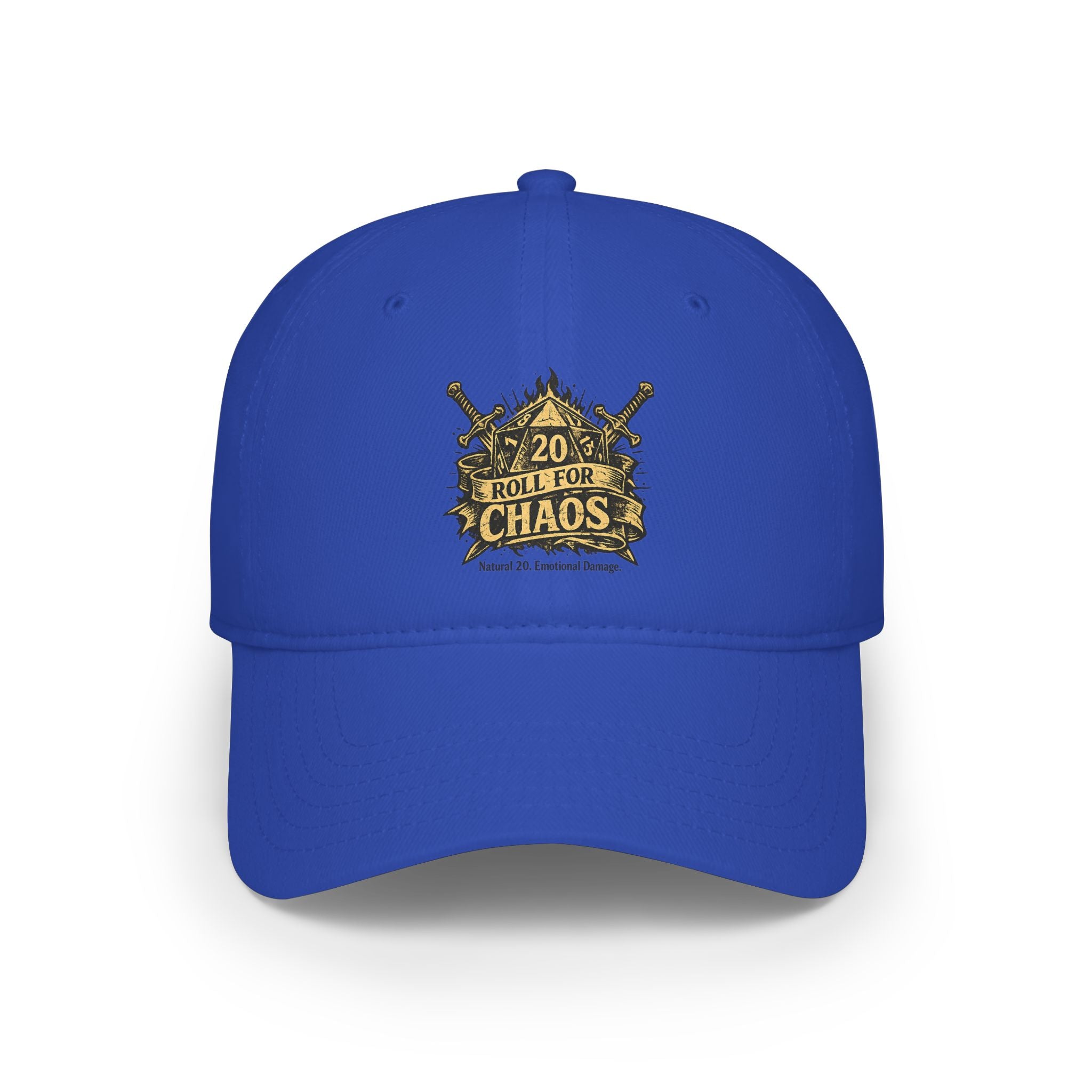 Roll for Chaos Hat | Funny D&D Baseball Cap | Dungeon Master Gift | Tabletop RPG Dad Hat | Gamer Hat | Natural 20 Fantasy Cap