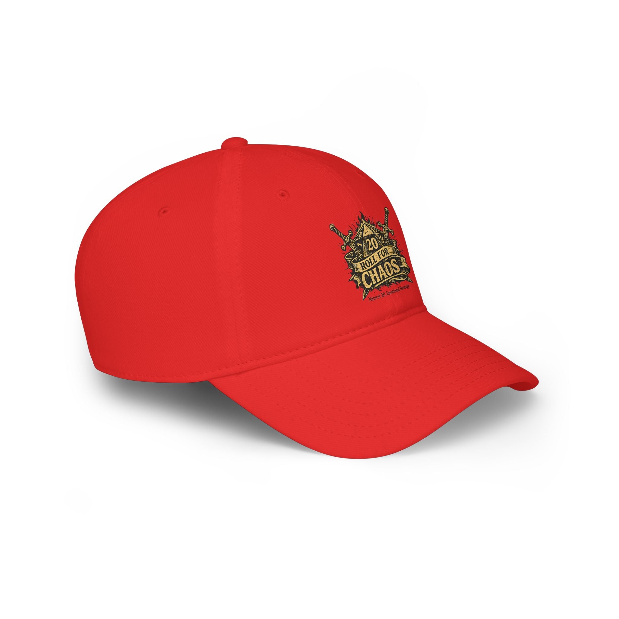 Roll for Chaos Hat | Funny D&D Baseball Cap | Dungeon Master Gift | Tabletop RPG Dad Hat | Gamer Hat | Natural 20 Fantasy Cap
