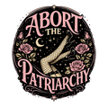 Abort the Patriarchy SVG | Feminist Vintage Gothic Design | Retro Witchy Graphic | Cricut & Silhouette Cut File | Digital Download
