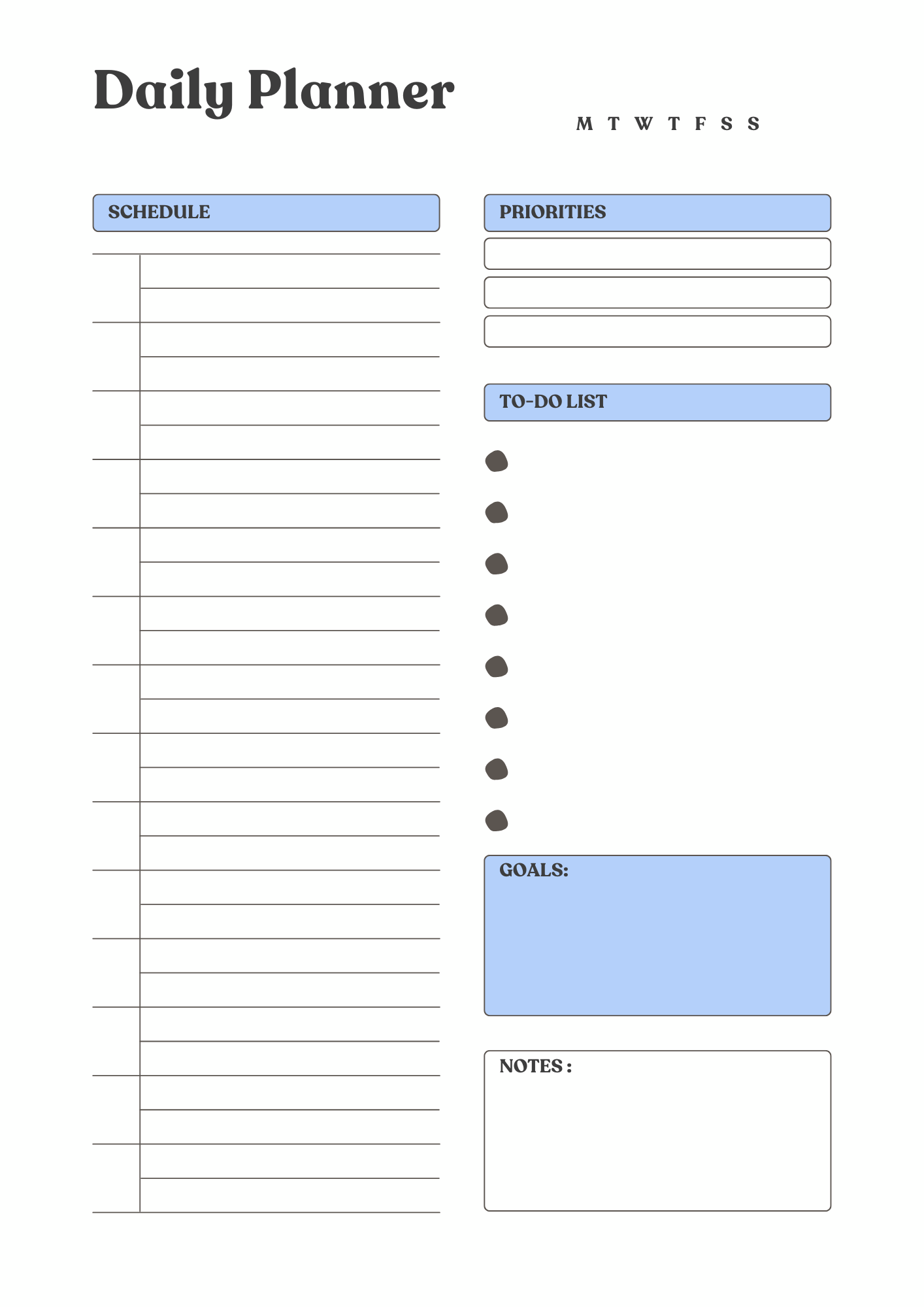 ADHD Weekly Planning Kit — Printable Planner for Neurodivergent Minds