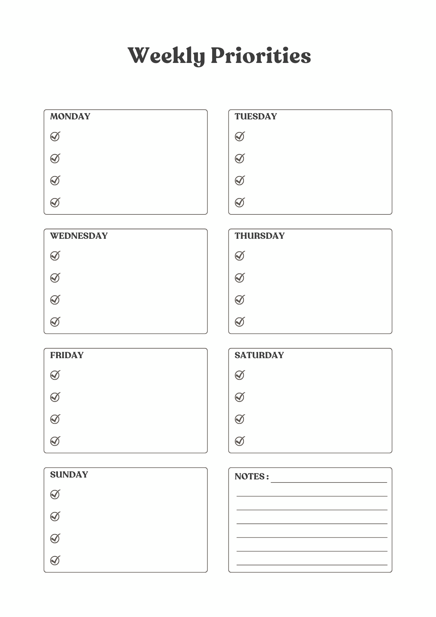 ADHD Weekly Planning Kit — Printable Planner for Neurodivergent Minds